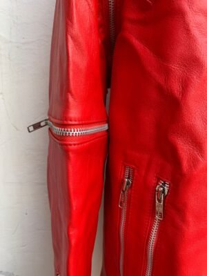 Michael Jackson Beat It Red Leather Jacket